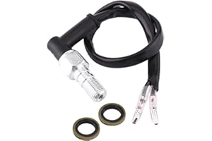 Hydraulic Brake Switch, Universal Motorcycle Rear Set Hydraulic Brake Light Switch with Washers(M10x1.25)
