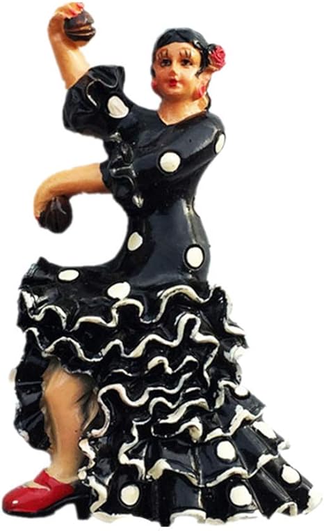Aimant De Refrigerateur 3d Danseuse De Flamenco Espagne Cadeau Souvenir Pour La Maison Ou La Cuisine Amazon Fr Cuisine Maison