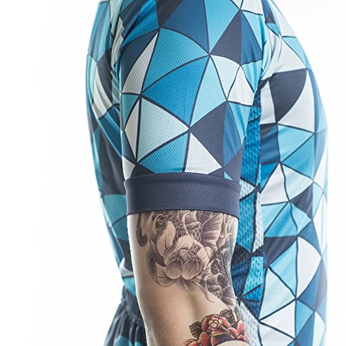 Racmmer Mens Breathable Short Sleeve Cycling Jersey Ultra-Light Cycling Clothing - Thumbnail 5