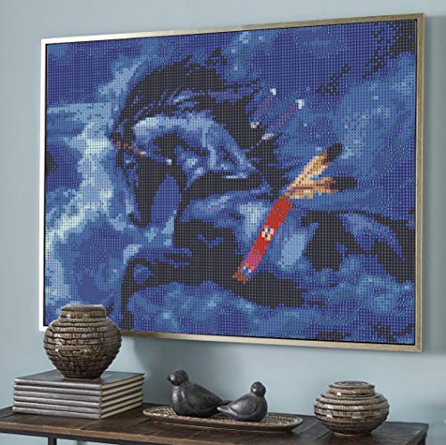 XLJ DIY 5D Diamond Painting Kits for Adults Home Wall Decor, Full Drill Diamond Painting for Kids, Crystal Rhinestone Diamond Embroidery Paintings Horse (11.8 x 15.8 in)