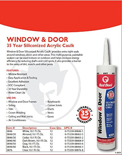 Red Devil Window & Door Caulk - Image 5