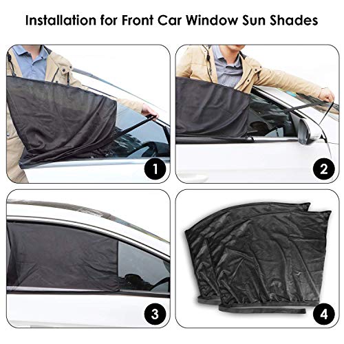 REACHTOP Car Window Shade for Front Window Car Side Window Sun Shades