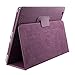 Screen Protector for iPad 2 / iPad 3 / iPad 4, GARUNK Tempered Glass Screen Protector [9H Hardness] [Crystal Clear] [Scratch Resist] [Bubble Free Install] for iPad 2 3 4 Gen 9.7-inch - Purple