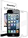 iPhone 5 / 5s/ 5c/ SE (2016) Ballistic Screen Protector ShockWize [Tempered Glass] .3mm Thin Premium Real Glass Screen Protector iPhone 5 / 5s / 5c/ SE (2016)