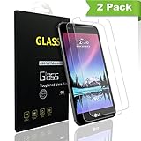 [2-Pack] LG K20 Plus Screen Protector,HLLI 9H Hardness Anti Glare Tempered Glass Screen Protector for LG Harmony / LG K10 2017 / LG K20 V / LG V5 / LG VS501 / Grace LTE