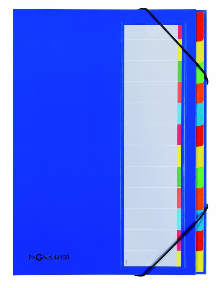 Pagna 44133-02 Organiser File 12-Part Blue
