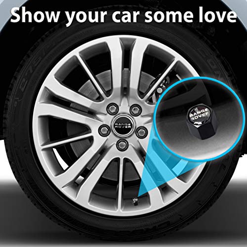 Custom Tire Valve Stem Caps (35 Vehicle Models) Anti-Theft Hexagon Design | Car, Truck, SUV | Leakproof, Airtight, Dustproof Seal | All-Weather, Lock Tight Fit (for Range Rover Vehicles) - Thumbnail 3