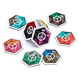 Crystal Cube NFC Tags ⬡ NEW HIGH CAPACITY TOPAZ 512 CHIP ⬡ 9 Stunning Dual Color Themes For Better Recognition ⬡ Our Tags Work On Metal ⬡ We Provide Supreme NFC Tags Experience