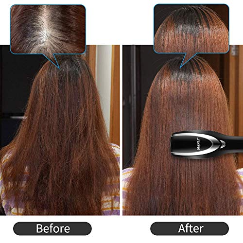 Phototherapy Scalp Massager Comb, MANLI 3-IN-1 Hair Regrowth Brush for Hair Growth Anti Hair Loss Head Care Electric Massage Comb Brush with USB Rechargeable