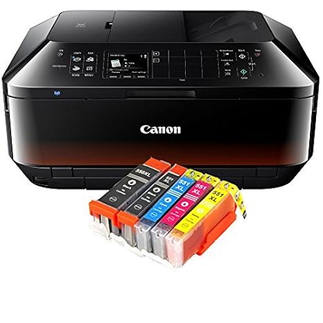 Canon Pixma MX725 MX-725 All-in-One Farbtintenstrahl-Multifunktionsgerät (Drucker, Scanner, Kopierer, Fax, USB, WLAN, LAN, Ap