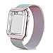 AdMaster Compatible for Apple Watch Band 42mm, Stainless Steel Mesh Milanese Sport Wristband Loop with Apple Watch Screen Protector Compatible for iWatch Series 1/2/3 Colorful