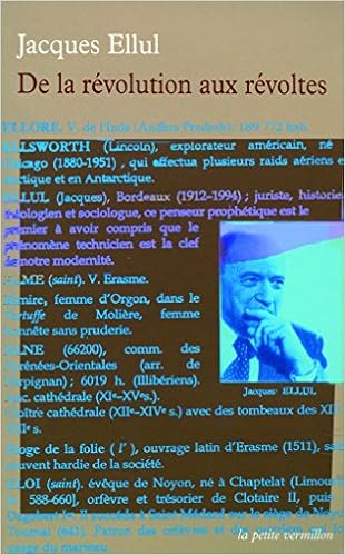 De la révolution aux révoltes, by Jacques Ellul