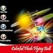 SZJJX Mini Flying RC Ball, Crystal Hand Suspension Helicopter Aircraft Infrared Sensing Induction Disco Lighting Bird Toy Colorful LED Flashing