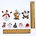 XHAOYEAHX Christmas Magnets Refrigerator Magnet Fridge Magnetic Funny Stickers Home Decor for Refrigerator Office Cabinets Whiteboards Photo, Santa Christmas Decorative Set - 8PCS