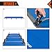 KingCamp Ultralight Oversized Folding Camping Cot for Adults, Extra Wide, Portable, Foldable, Blue, Modern Style