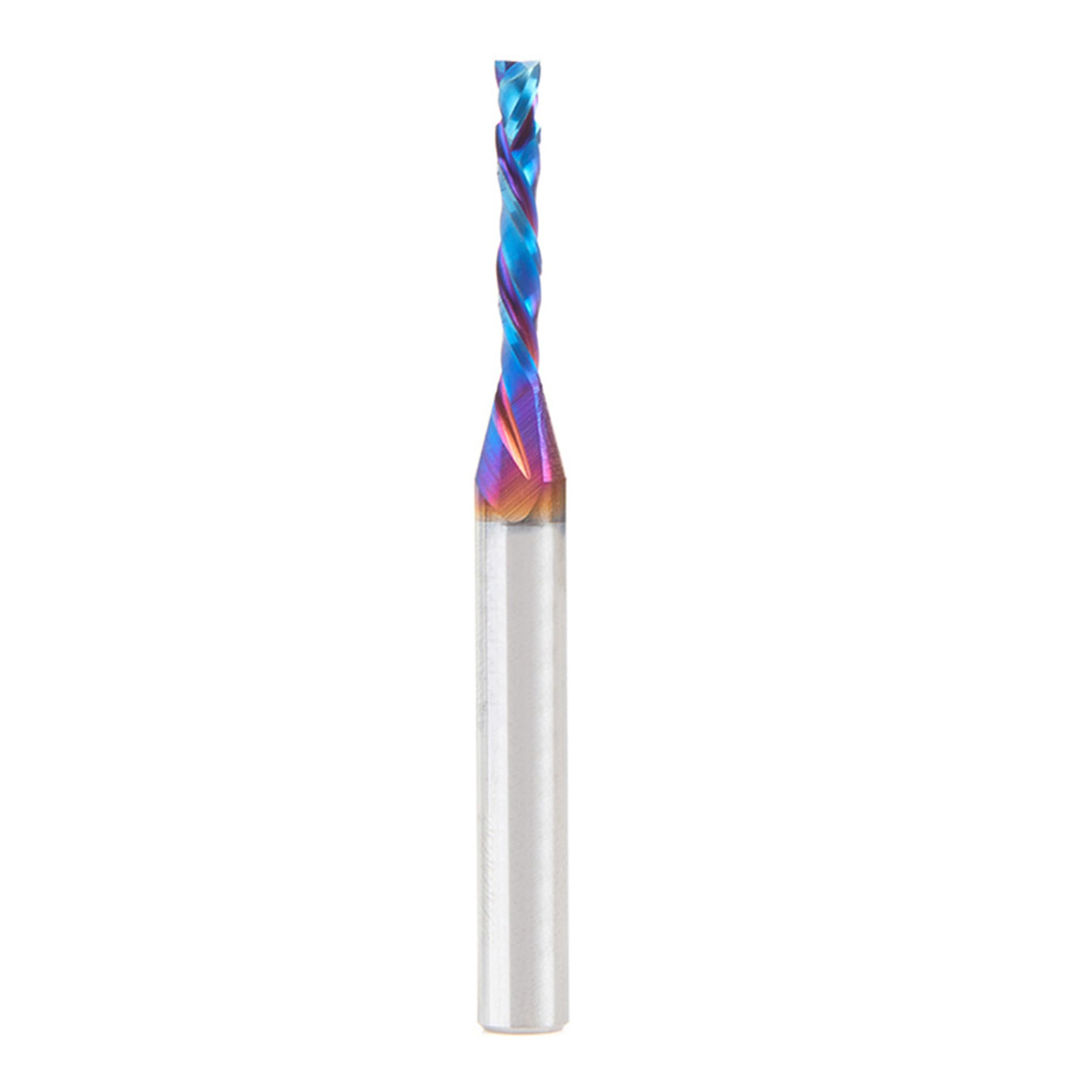 Amana Tool 46176-K CNC SC Spektra Extreme Tool Life Coated Compression Spiral 1/8 D x 13/16 CH x 1/4 SHK x 2-1/2 Inch Long Router Bit — image 1