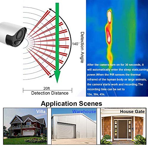 CTVISON Add-on Camera | Wireless Security Rechargeable Battery Camera, 100ft Night Vision, Indoor/Outdoor, HD Video, 2-Way Audio (1 Add On Camera) - Thumbnail 3