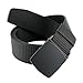JASGOOD Nylon Web Belt Men Duty Belt Outdoor Sports Design Tactical Belt Military with Alloy Buckle (Black,Fit Pants Size Below 45 Inch)