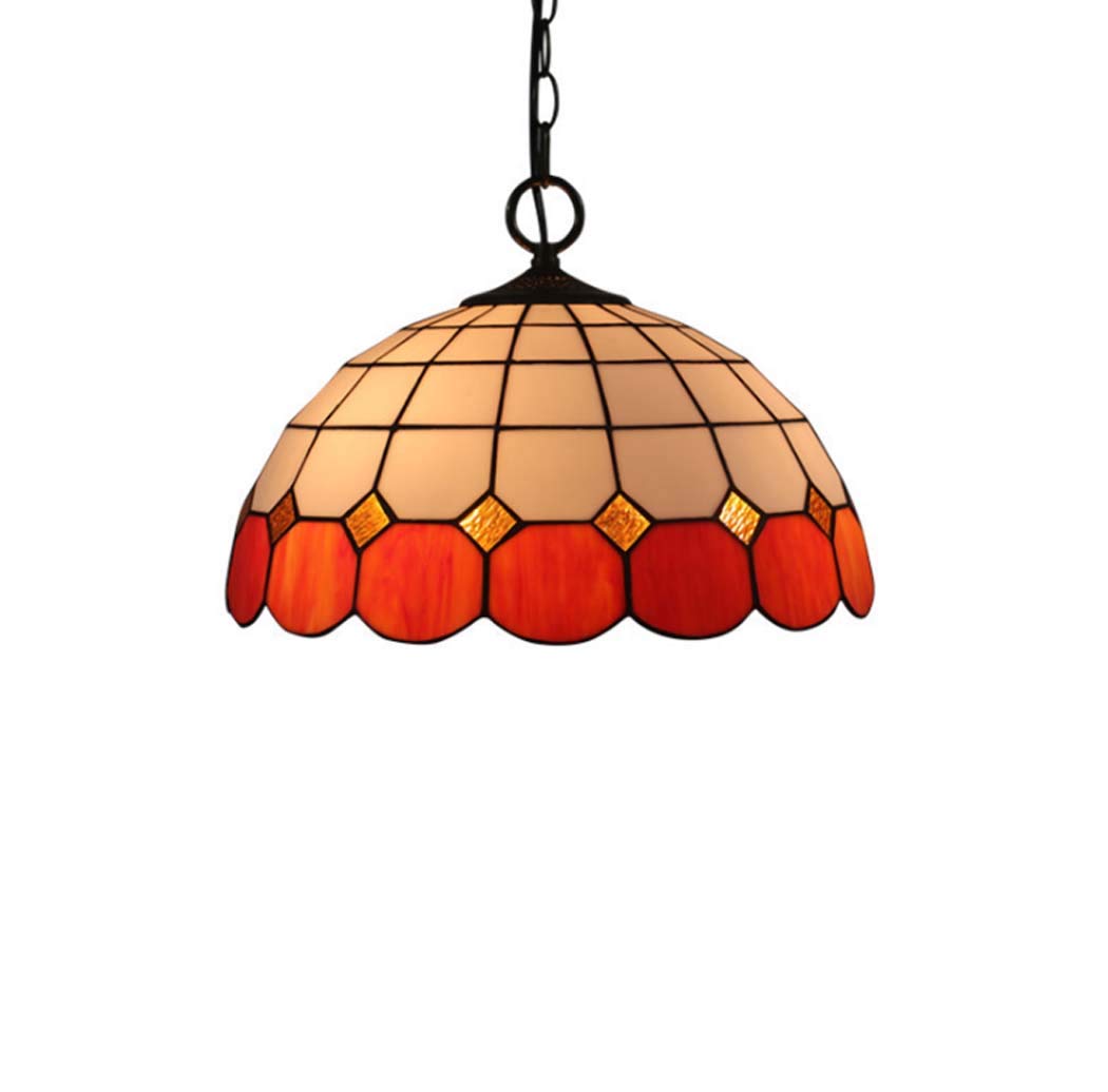 Amazon Com 16 Inch Tiffany Style Stained Glass Art Pendant Light