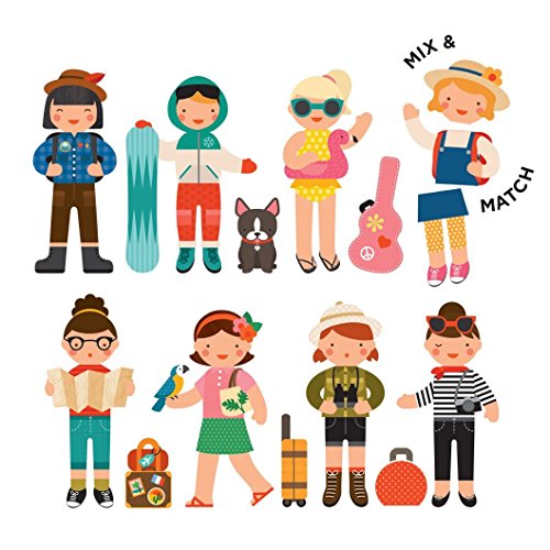 Petit Collage Mix and Match Magnetic Tin Little Traveler