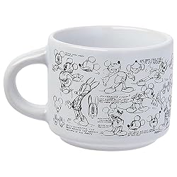 Silver Buffalo Mickey Heritage Sketch Multi Art 4pc