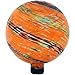 Sunnydaze 10-Inch Gazing Ball for Garden - Glass Gazing Globe for Outside - Garden Orb Yard Decor - Sunset Sky
