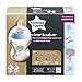 Tommee Tippee Closer to Nature Baby Bottles, Blue | Slow Flow Breast-Like Nipple with Anti-Colic Valve (9oz, 2 Count)