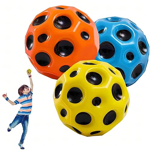 Space Ball Super High Bouncing Bounciest Lightweight Foam Ball,Improve HandEye Coordination