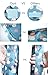 Portable Travel Makeup Cosmetic Bag - Mr.Pro Waterproof Haning Travel Kit Toiletry Bag Bathroom Organizer Carry On Case (Polka Dot Blue)