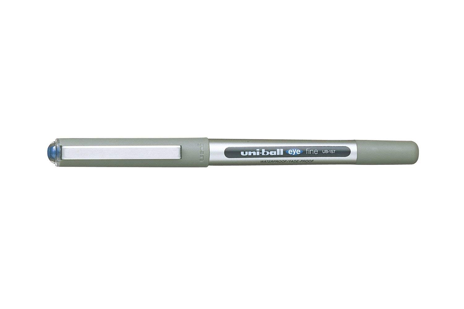 uni-ball Eye Fine UB-157 Rollerball Pen - Blue, Pack of 14