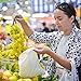 12 packs reusable produce bags washable eco friendly mesh grocery bags, 2 reusable grocery shopping bags and 10 washable muslin cotton bags for food, fruits, veggies grain, things storage