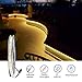 HitLights Weatherproof Warm White LED Light Strip, High Density 5050 - 16.4 Feet, 300 LEDs, 3000K, 218 Lumens per Foot. 12V DC