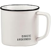 Santa Barbara Design Studio Pickleball Gift Coffee Cup Lili + Delilah Stoneware Coffee Mug, 16-Ounce, Dinkers Anonymous