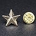 20 Pieces Star Badge Gold Lapel Pin for 4th of July Memorial Day Veterans Day