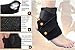 Lar DrOk Ankle brace,Adjustable breathable neoprene Ankle support with compression strap, ankle stabilizer One size, set of 2