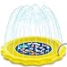 HISTOYE Outdoor Sprinkle Play Mat Summer Sprinklers for Yard Kids 63