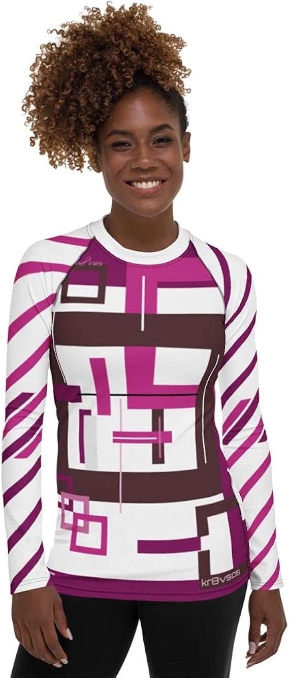white women's rash guard