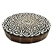 Floral Indian Wood Block Art Handcarved Indian Wooden Stamp Scrapbook Stamp