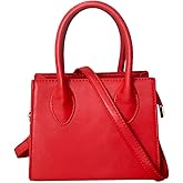 Small crossbody tote bags for women faux leather cute clutch mini purses and handbags