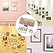 HAUSPROFI Sawtooth Picture Hangers, Sawtooth Picture Frame Hangers Double Hole 240 Wall Mounting Screws for Picture Painting Frame Cross-Stitch Golden Stainless Steel, 120Pcs