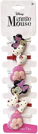 Amazon ミニー ヘアゴム 6本セット アクセ ゴム おもちゃ ミニーちゃん ディズニー ヘアアクセサリー ピンク リボン お花 ハート ヘアアクセサリー おもちゃ