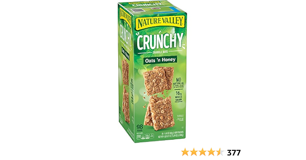 Nature Valley single bar crunchy granola bars - Peanut Butter flavour (065633073814)