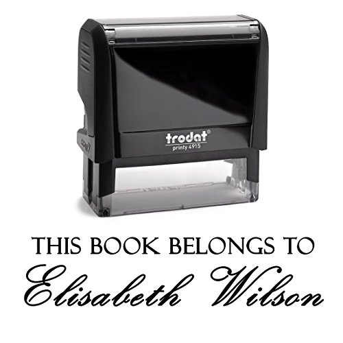 Personalized Kids Name Self Inking Stamp, Custom Stylish Font, Customized with Name, Rubber Stamp, Naming Stamp, Children's Signature Stamper, School Book Label Child's Name, Kids Stamp