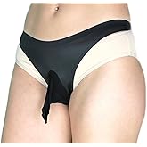 Mona's Choice Stretchy Mens Ice Silk Bikini Briefs with Pouch or Sheath/Mens Panties