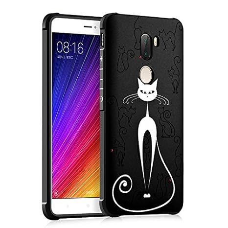 Huawei Handyhülle Kompatibel Xiaomi Mi5S Plus (5,7 Zoll) Cute Cartoon Katze Schädel Panda Liebe Design Ultra Slim TPU Schutzh
