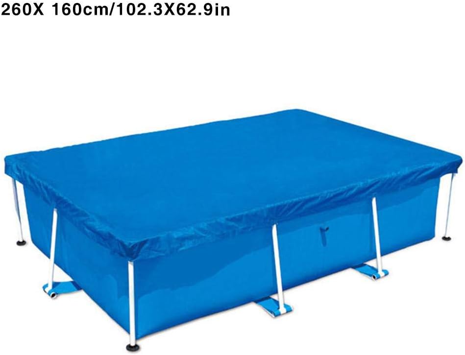LeKing Frame Pool Cover, Rectangular Swimming Pool Cover，Swimming Pool Cover Rainproof Dust Cover - 260X160CM