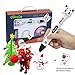3D Pen - Dikale 05A【Kitten Shaped Design】3D Drawing Printing Printer Pen Bonus 250 Stencils eBooks for Kids Adults Arts Crafts Model DIY, Non-Clogging