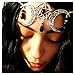 Tgirls Boho Pentagram Hair Chain Crescent Moon Head Chain Black Rhinestone Jewelry Headdress for Women