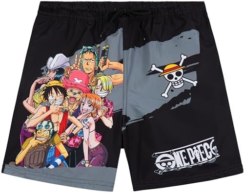 Amazon.com: One Piece Boys Black Sliders | Red & Yellow  display picture 2