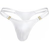 BLESO Men's Sissy Sexy Panties Pouch Jockstrap Femboy Thong Lace G String Low Rise T-Back
